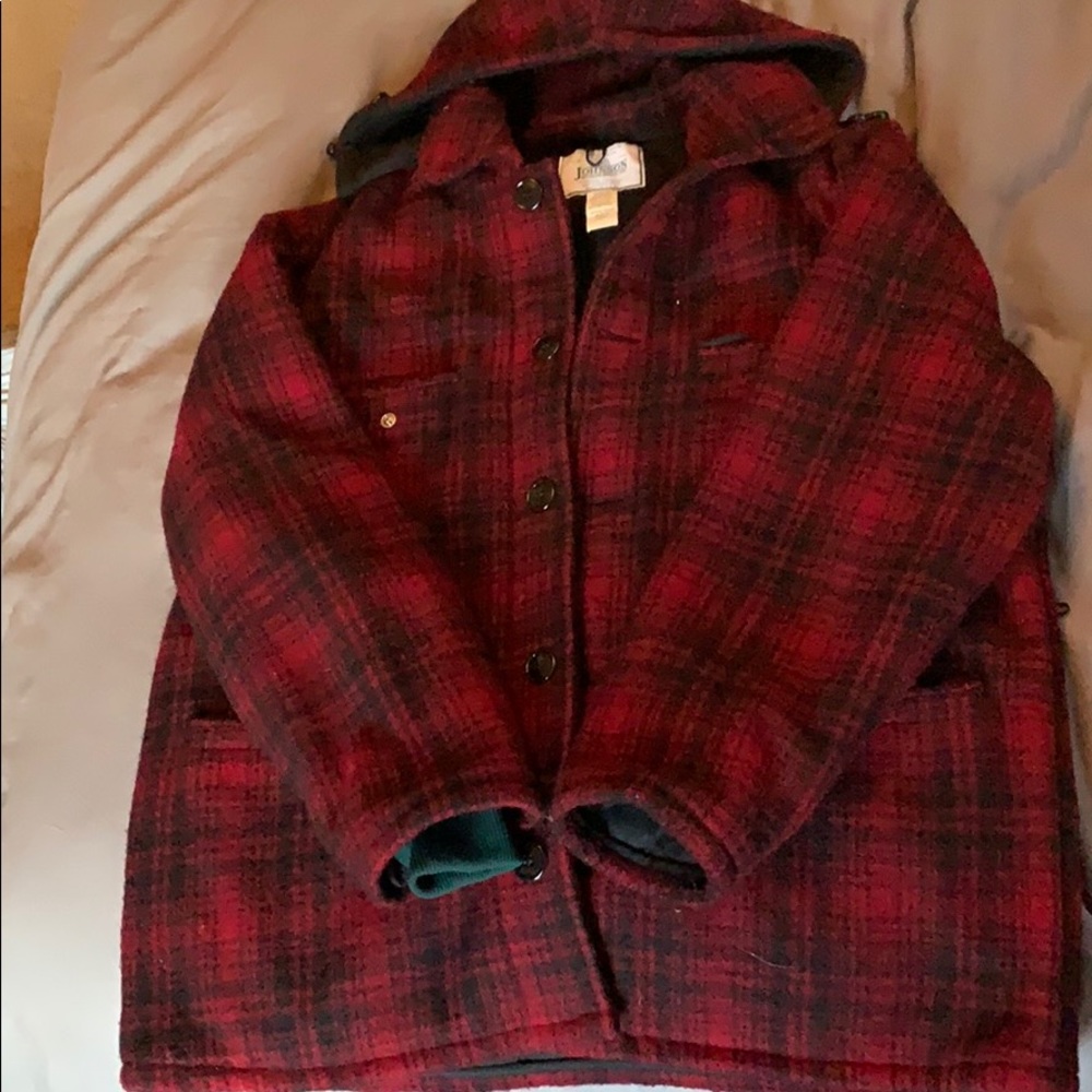 Johnson Woolen Mills men’s coat Large